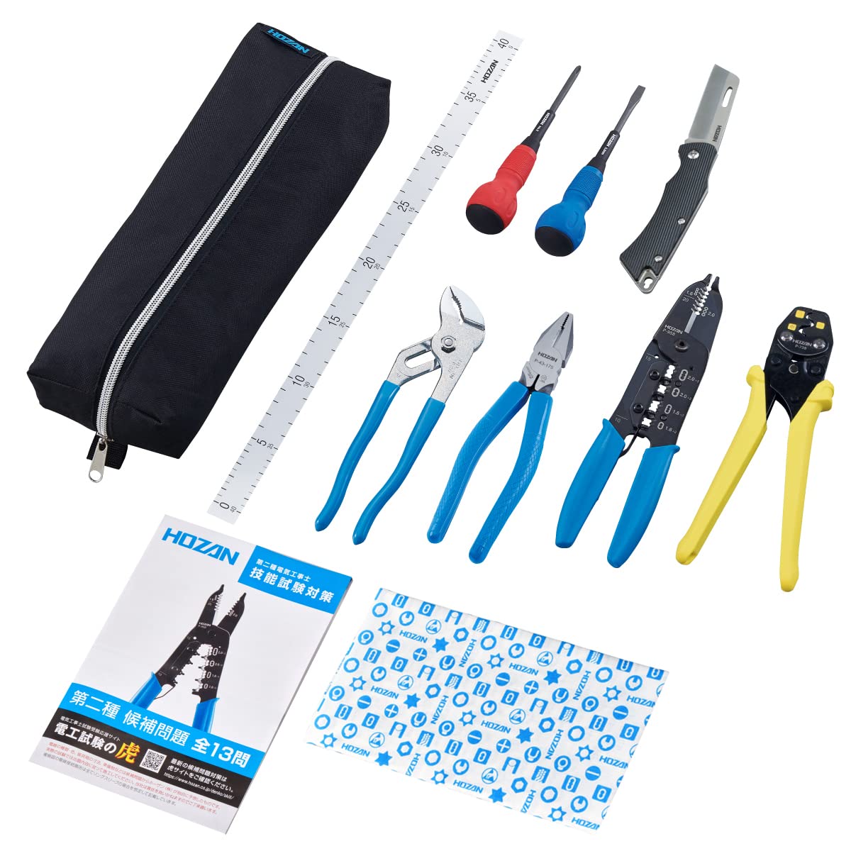 Amazon | ホーザン(HOZAN) 電気工事士技能試験工具セット 基本工具+P