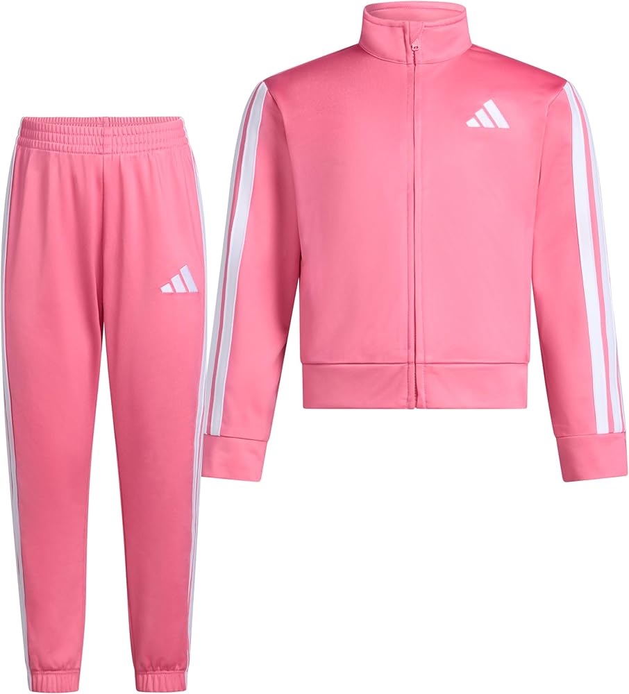 Amazon.com: Adidas Girls 2-piece Track Suit With & Pants Zip Front