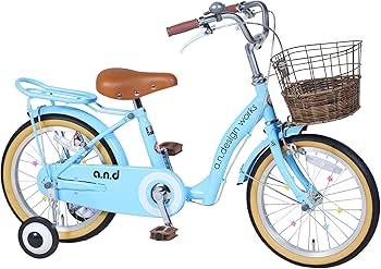 Amazon.co.jp: a.n.design works up18 ライトブルー 子供用自転車 18