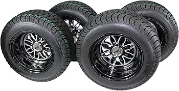 Amazon.co.jp: 205/50-10 ゴルフカート用フュージョン光沢ブラック