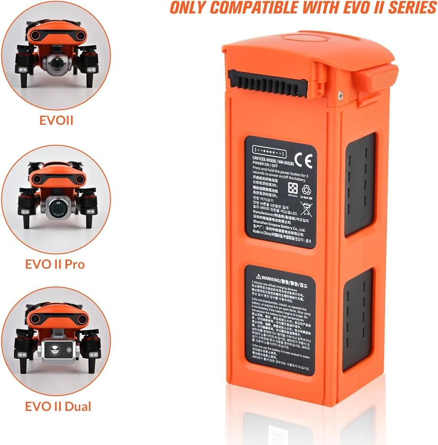 Amazon | Autel Robotics EVO 2 バッテリー 7100 mAh 11.55V スマート