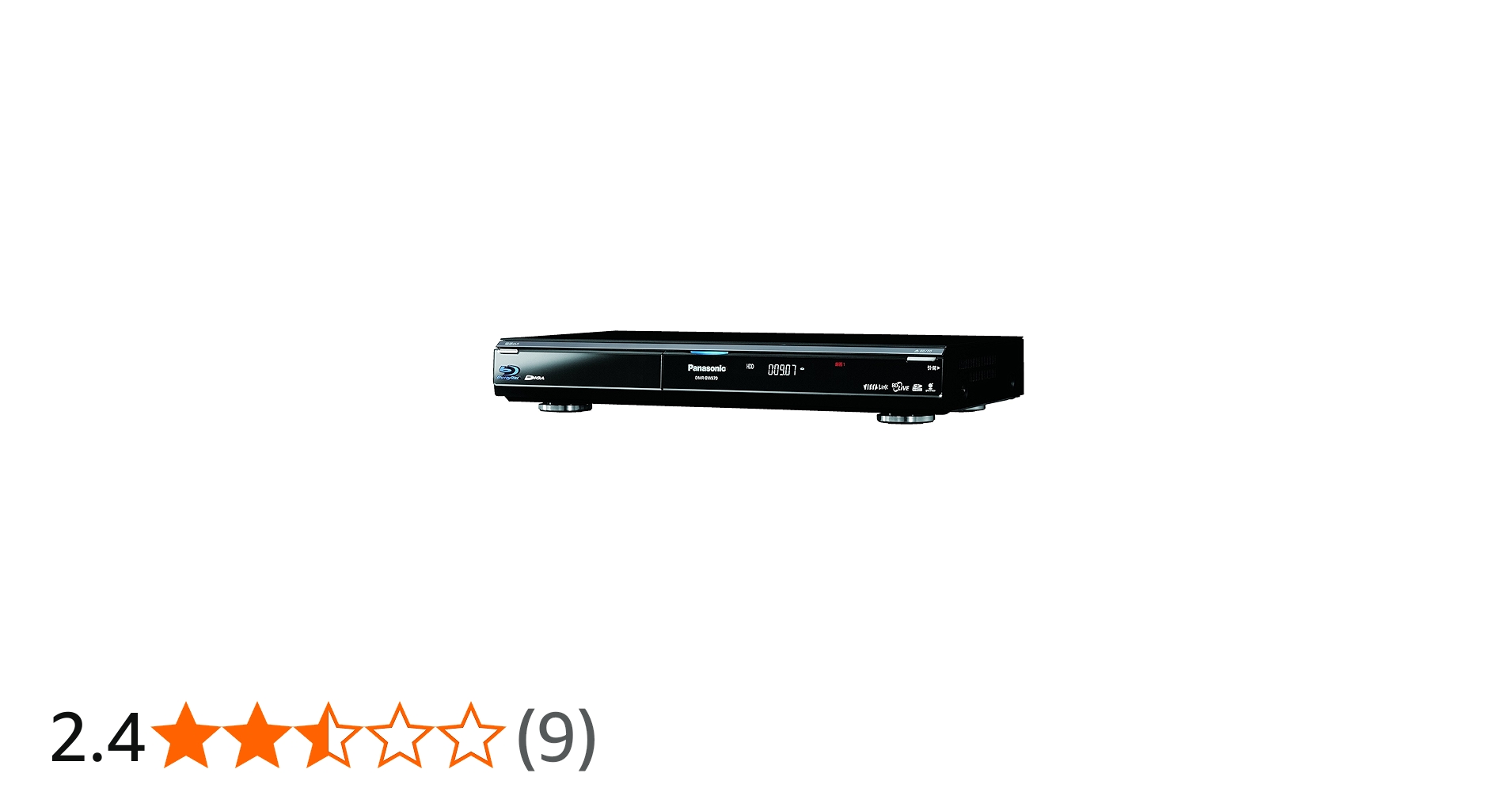 Amazon | Panasonic 2TB 2チューナー ブルーレイレコーダー ブラック