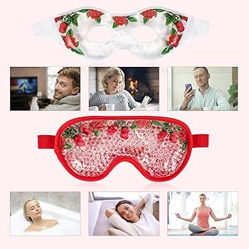 Amazon.com : LEOSTEP 4 PCS Cooling Eye Mask Set - Ice Face Mask