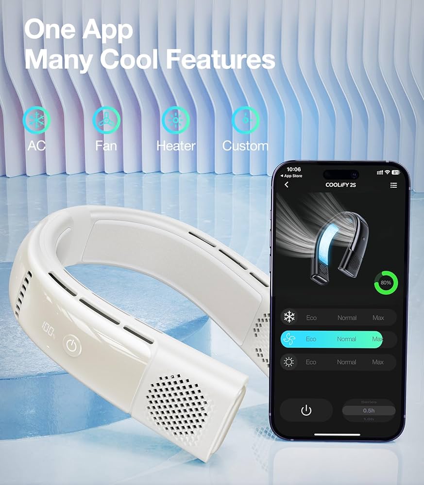 Amazon.com: TORRAS COOLIFY 2S Neck Air Conditioner, Portable
