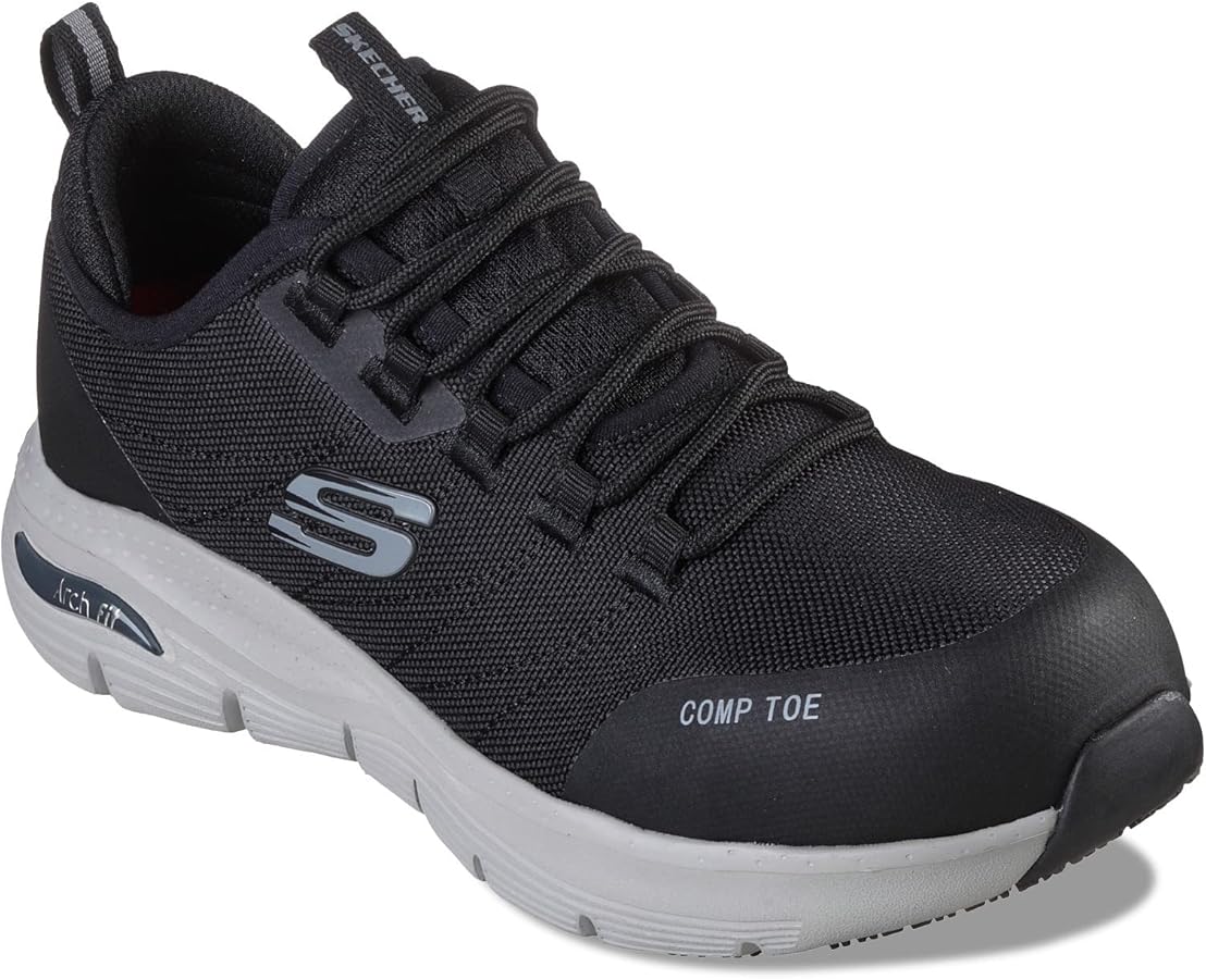 Amazon.com | Skechers Work Arch Fit SR Composite Toe - Sneakers