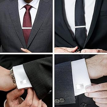 Amazon | Doyime ネクタイピン カフスボタンセット ネクタイピンカフス