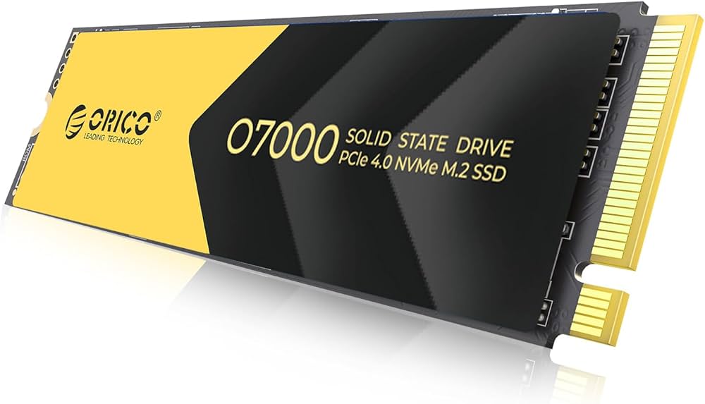 ORICO SSD NVMe 2To, PCIe 4.0 x 4 M.2 SSD, Jusqu'à 7000 Mo/s en