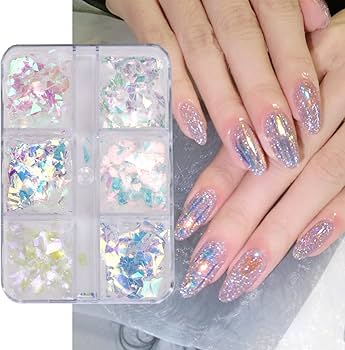 Amazon.co.jp: Unikato ネイルグリッター オーロラ ネイルパーツ