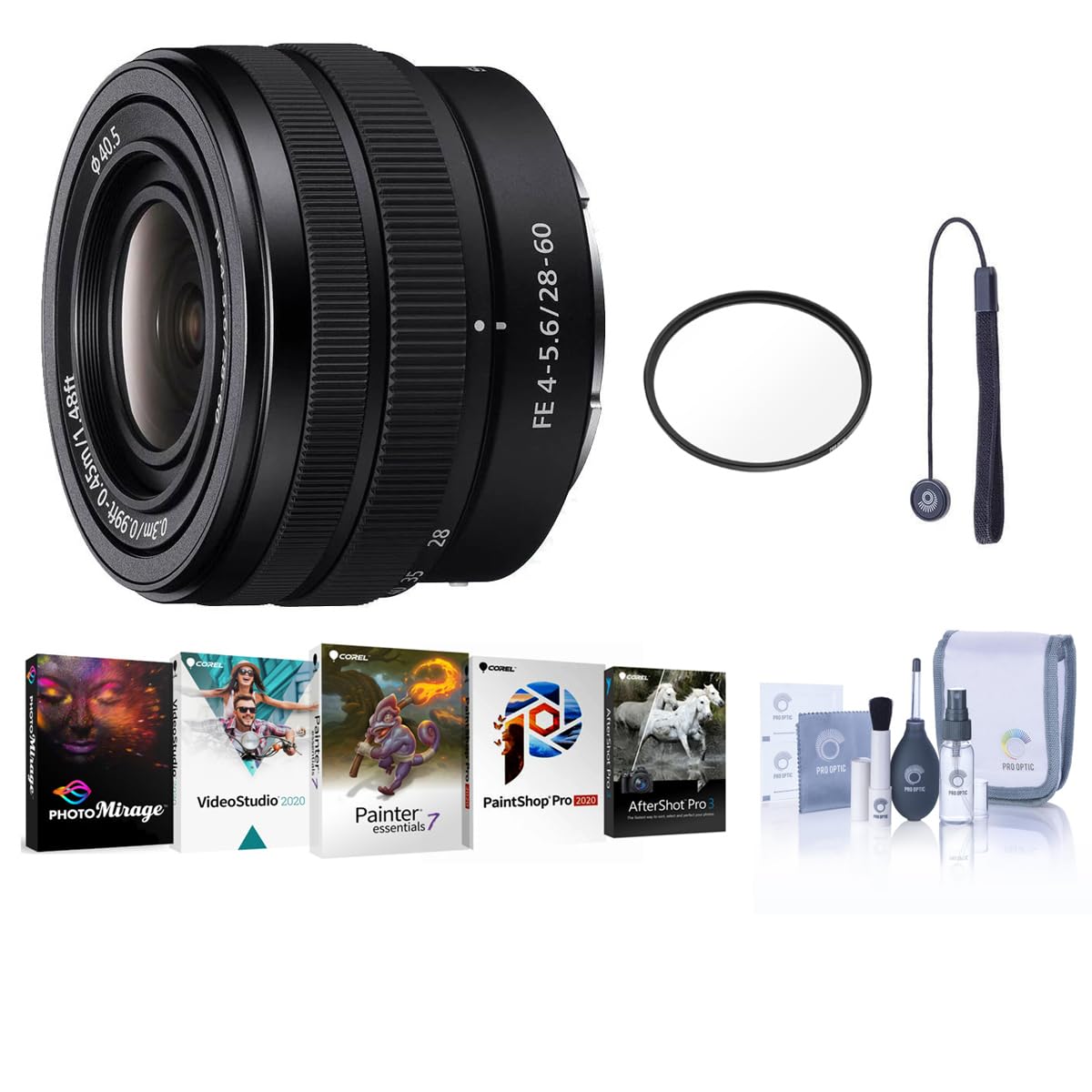 Amazon.co.jp: Sony FE 28-60mm f/4-5.6 レンズ 40.5mm UVフィルター