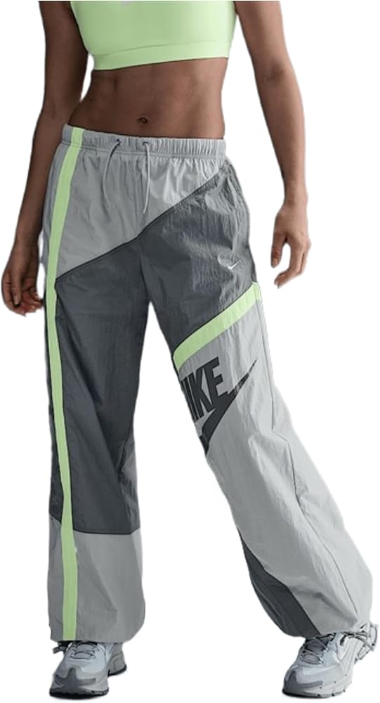 Nike Sportswear Women's Mid-Rise Loose Woven Open-Hem Pants