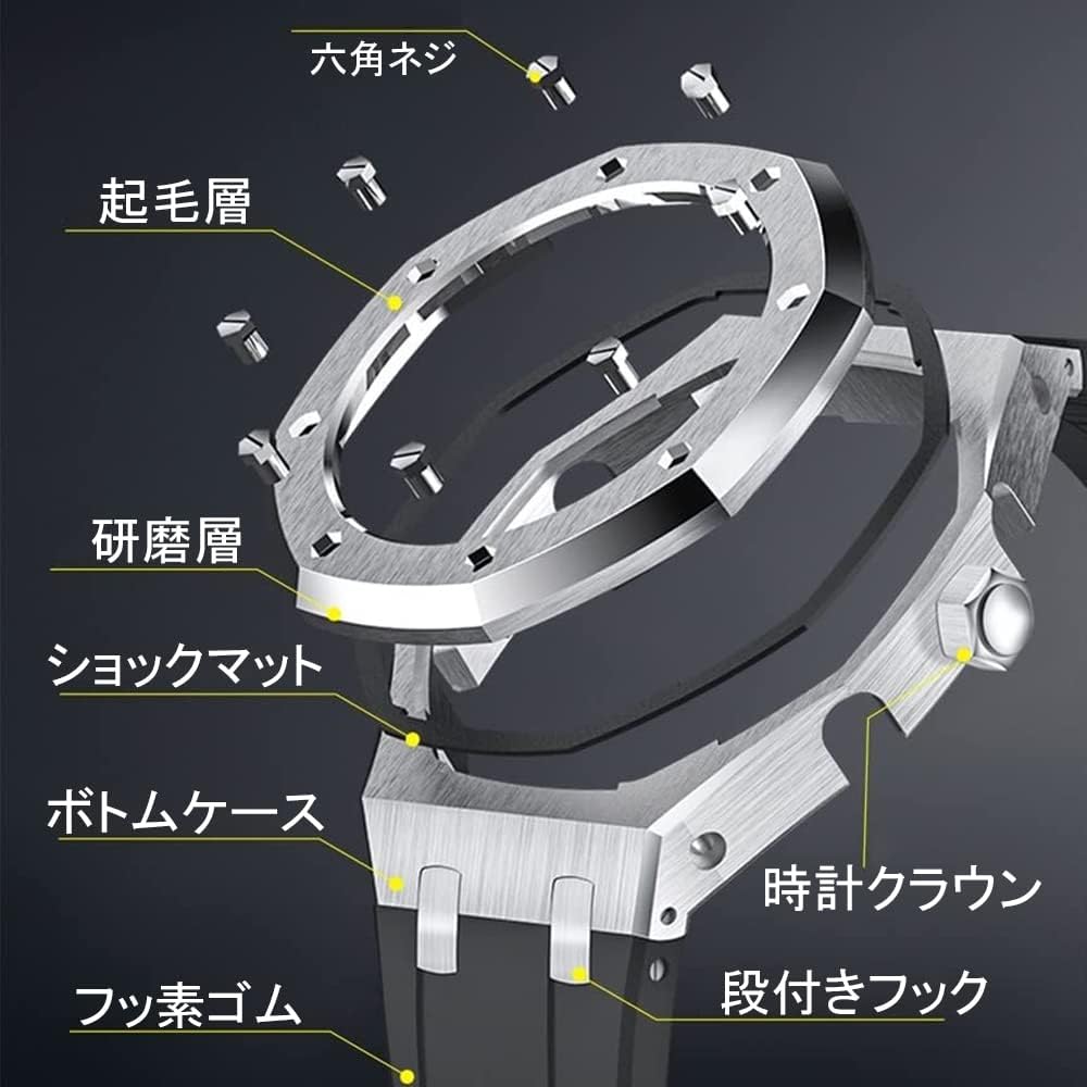 Amazon.co.jp: SEURE GA2100 第四世代 時計 ベゼル バンド 腕時計交換