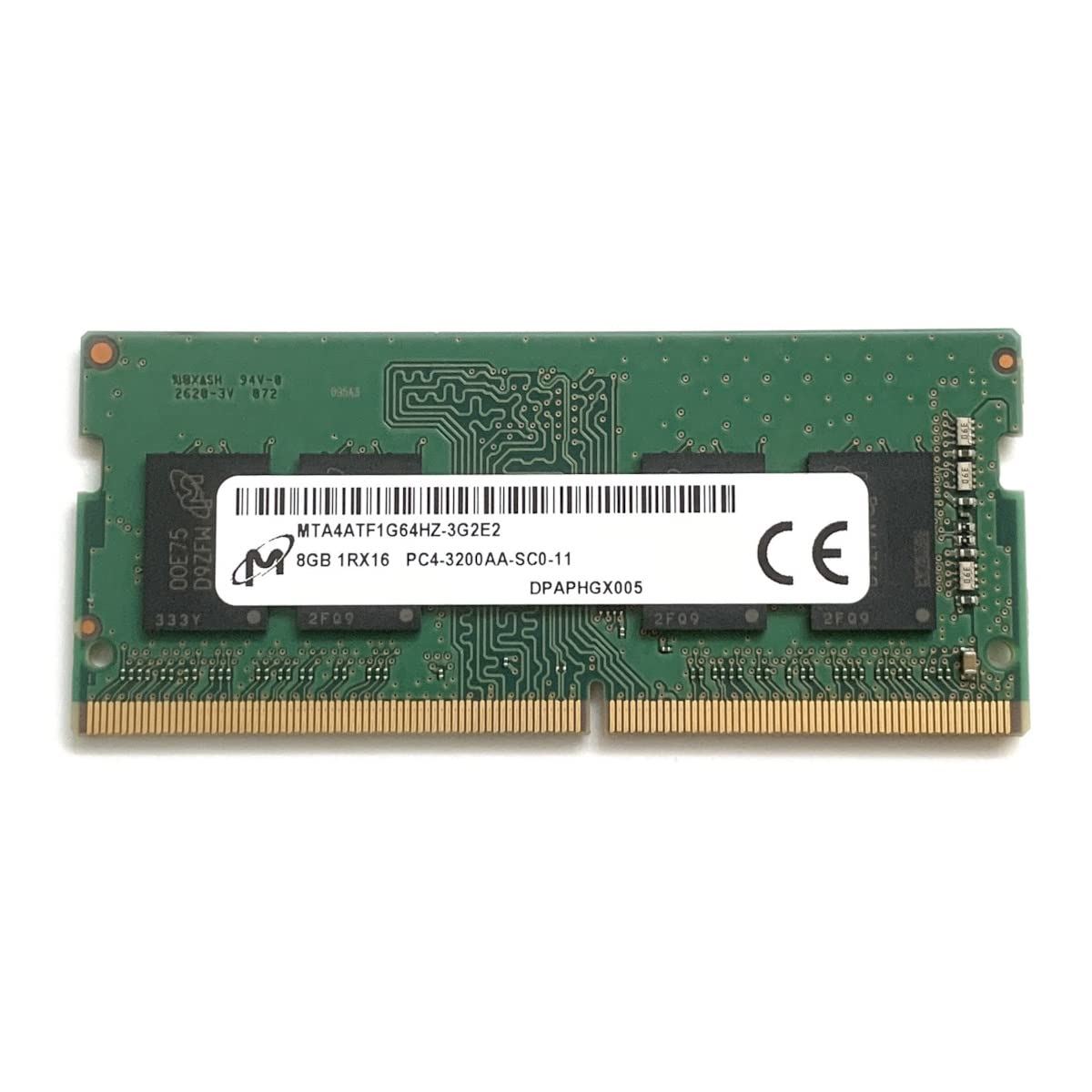 Micron 8GB SODIMM DDR4 3200 PC4 1Rx16 MTA4ATF1G64HZ-3G2 260 Pin SO