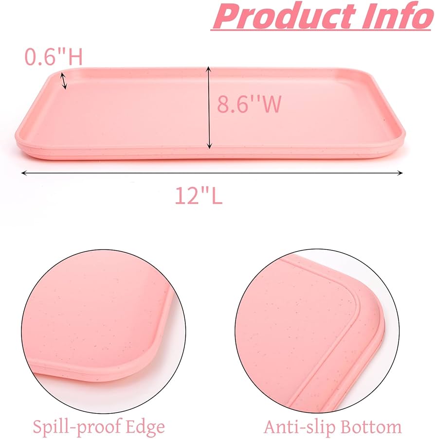 Amazon.com: Lyellfe 10 Pack Plastic Art Trays, Stackable Activity