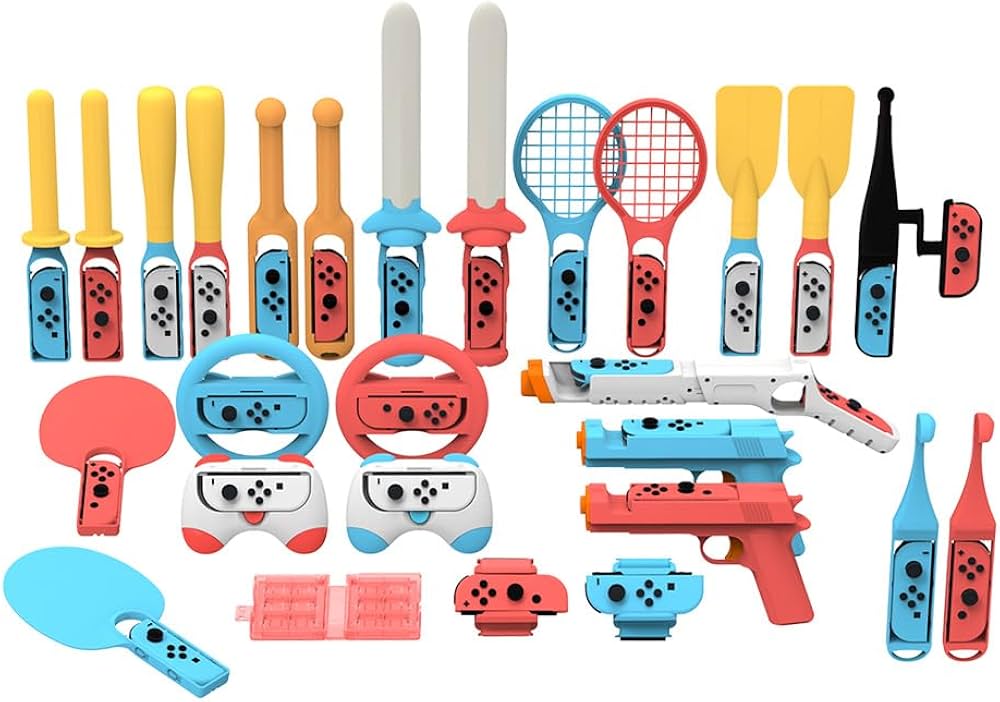 Amazon.com: Dobe - 30 in 1 Switch Sports Accessories Bundle for