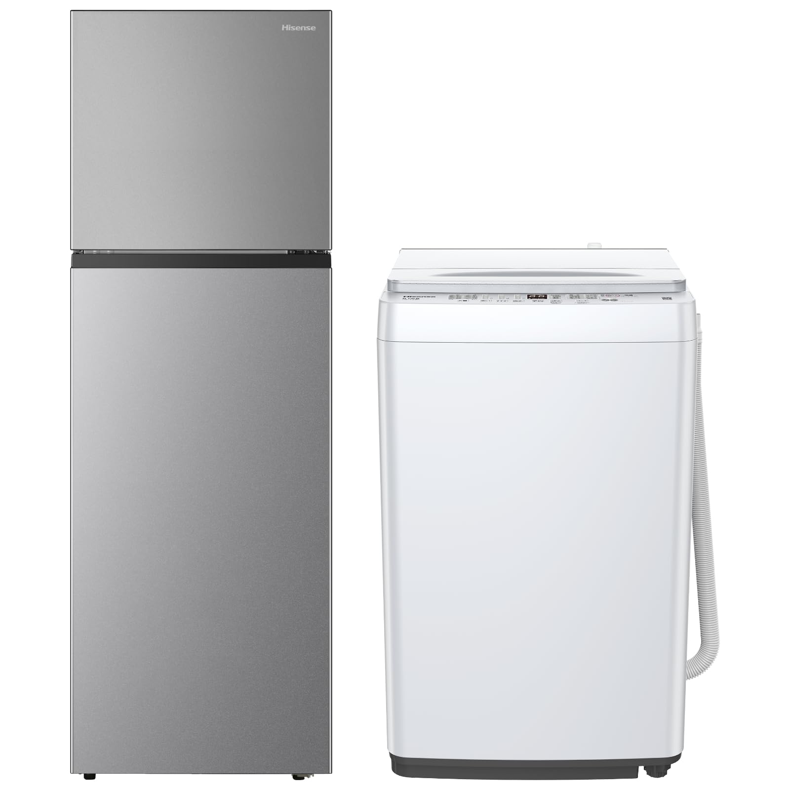 Amazon | 【新生活家電セット】ハイセンス 冷蔵庫250L 銀 & 洗濯機6