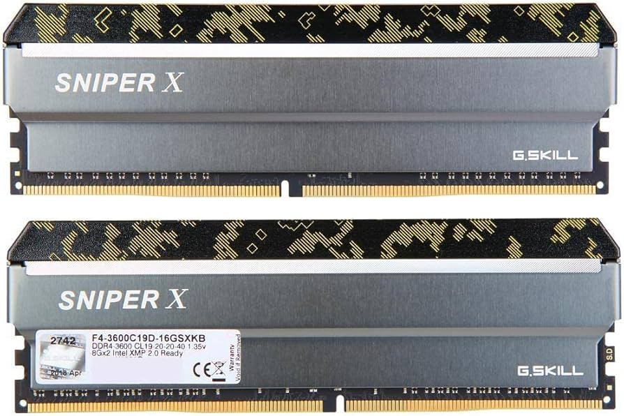 Amazon | G.SKILL 16GB (2 x 8GB) Sniper Xシリーズ DDR4 PC4-28800