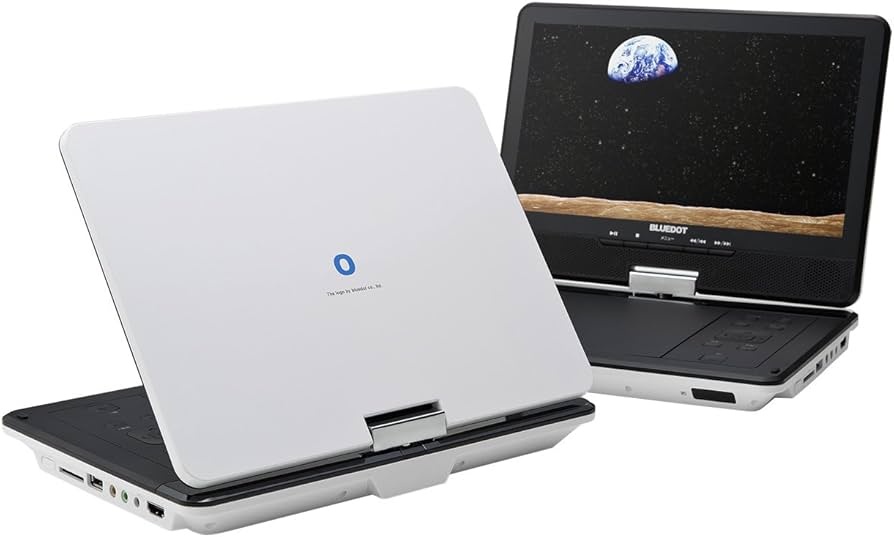 Amazon | BLUEDOT ポータブルDVDプレーヤー(10インチ/6.5時間再生/HDMI