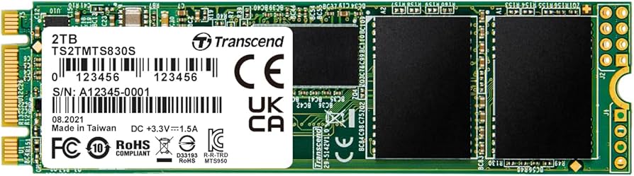 Amazon.com: Transcend MTS830 2TB M.2 2280 SATA III SSD with Dram