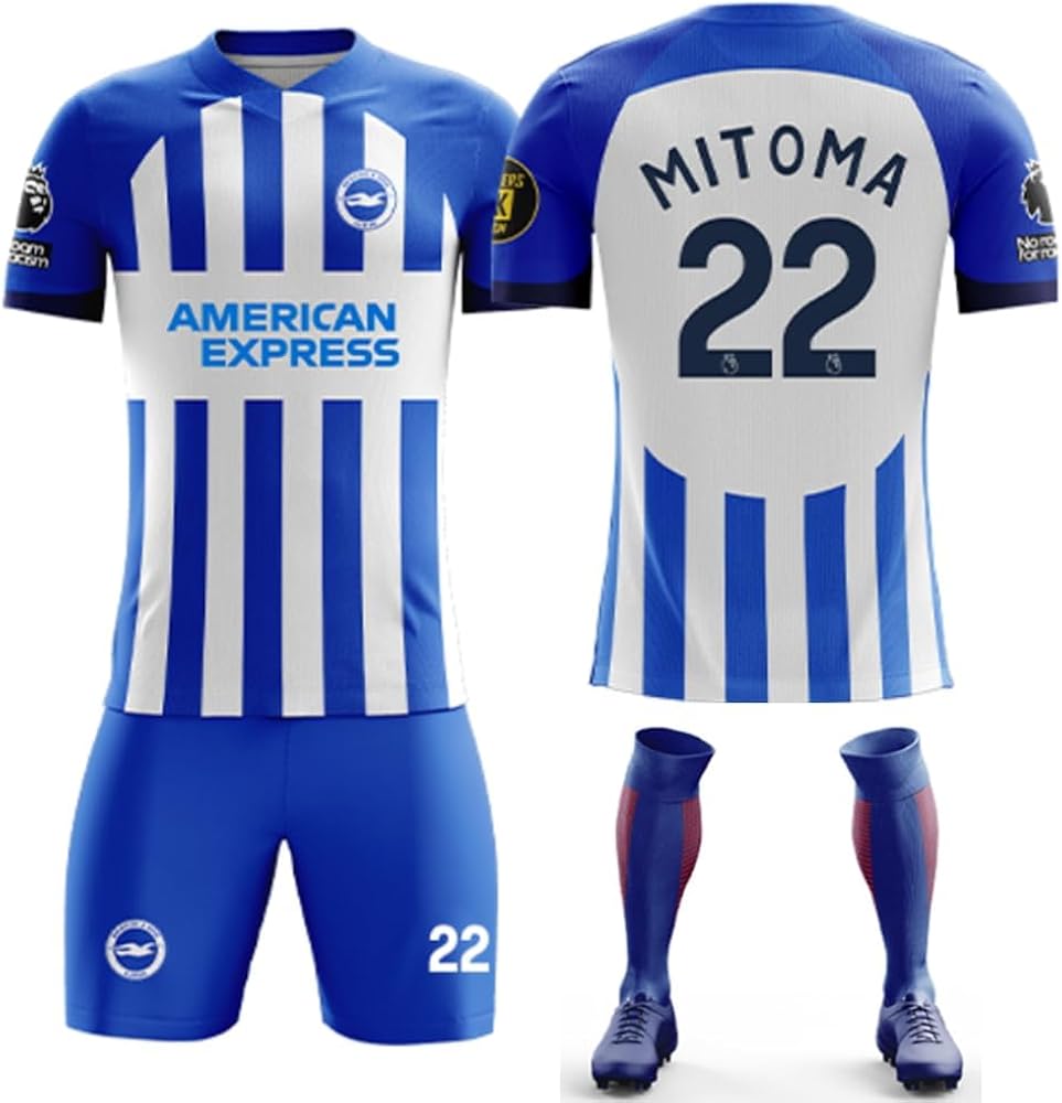 Amazon.co.jp: 三笘薫 サッカー ユニフォーム 23-24 ブライトン ホーム