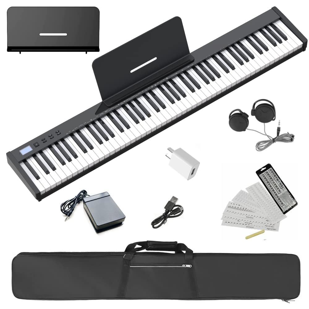 Amazon | ニコマク NikoMaku 電子ピアノ 88鍵盤 SWAN-S 日本語表記