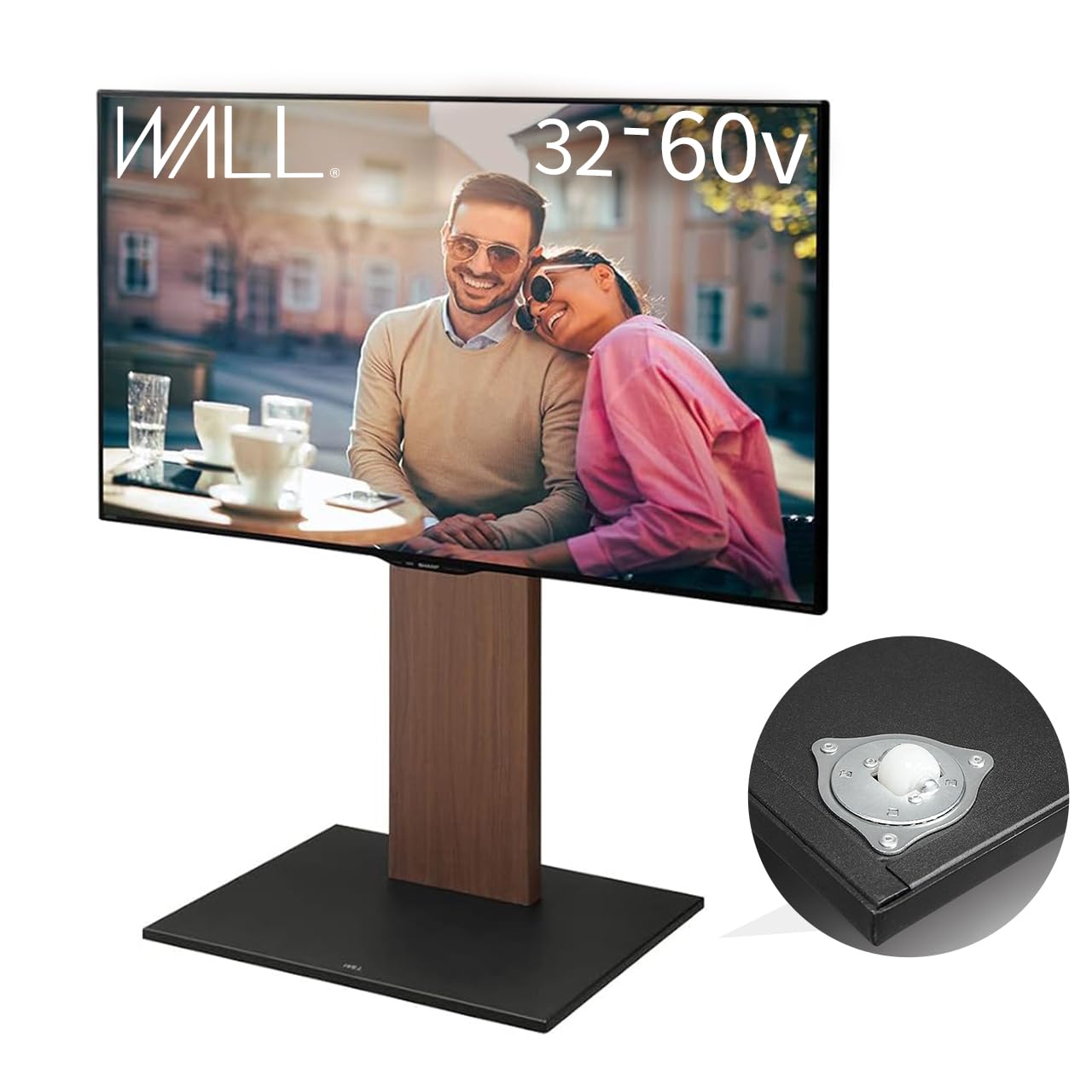 Amazon｜EQUALS イコールズ テレビ台 自立型 テレビスタンド WALL V2