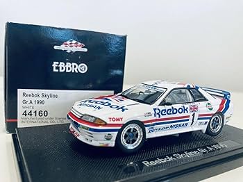 Amazon | 1/43 EBBRO リーボック スカイライン GT-R (R32) #1 長谷見