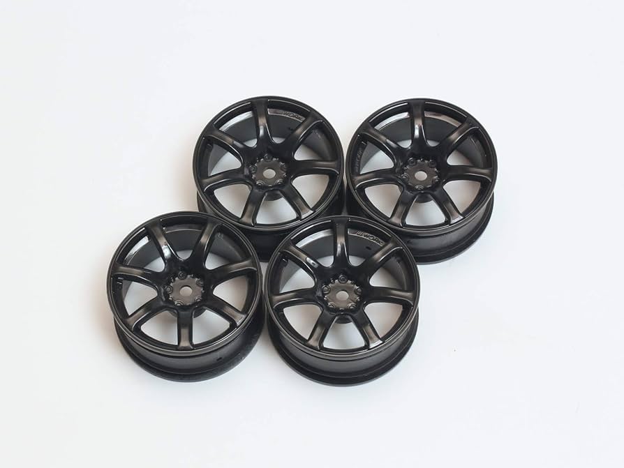Amazon | 1/10ツーリング/ドリフトカー用 ブラック 7本スポーク