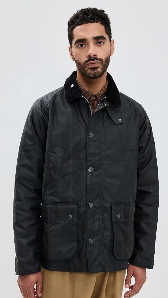 Barbour Men's Bedale Modern Check Wax Jacket, Dundee Tartan, L at