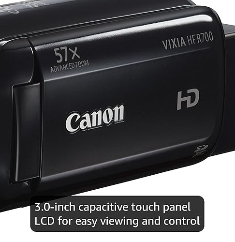 Amazon.com : Canon VIXIA HF R700 Camcorder (Black) : Electronics