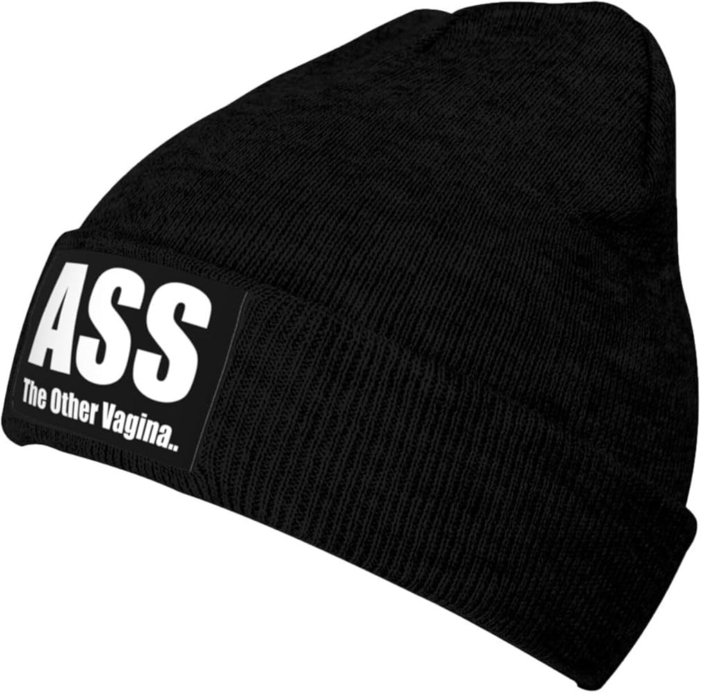 Haebfsl Ass - The Other Vagina Womens Knit Beanie Hat Acrylic