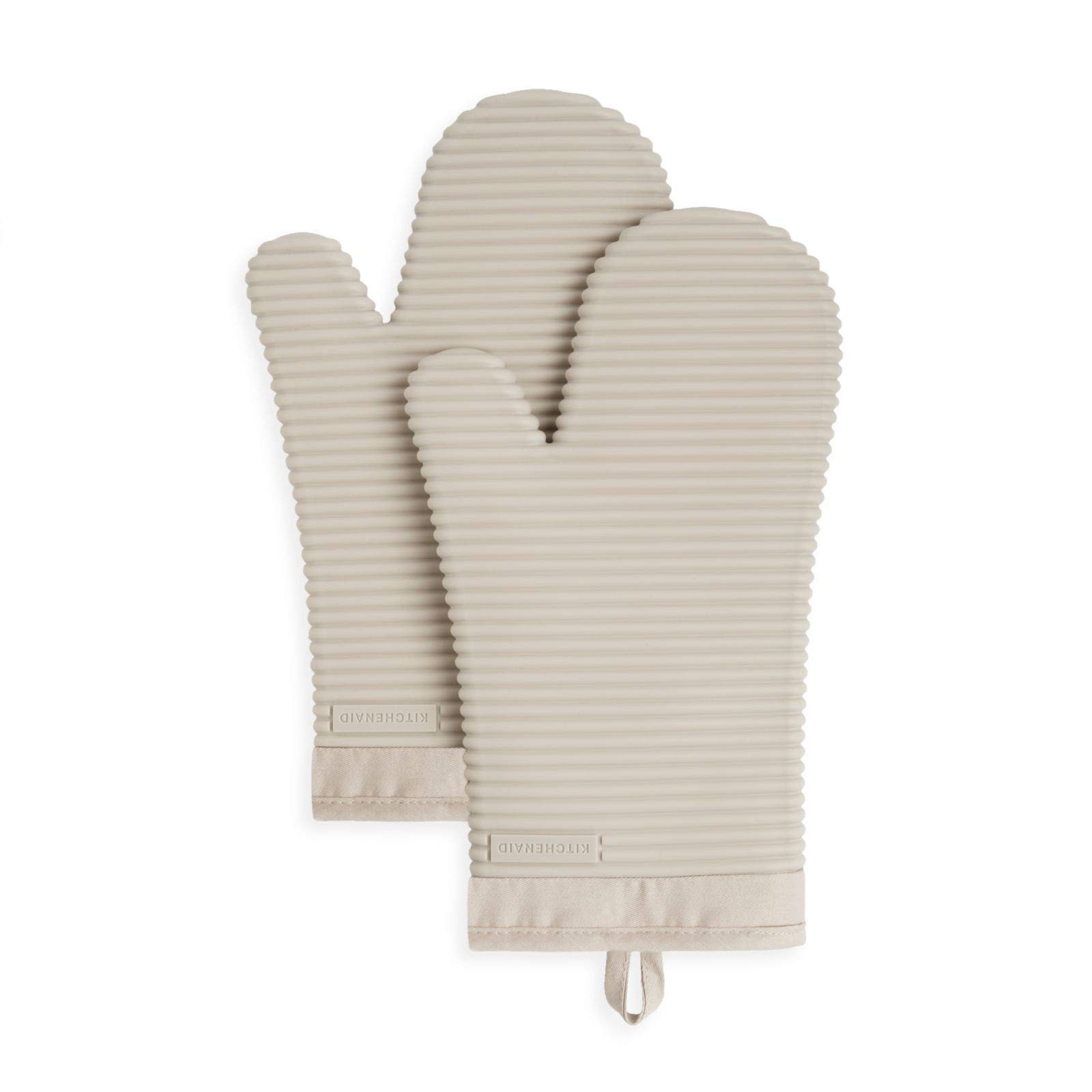 Amazon.com: KITCHENAID Ribbed Soft Silicone Oven Mitt 2-Pack Set