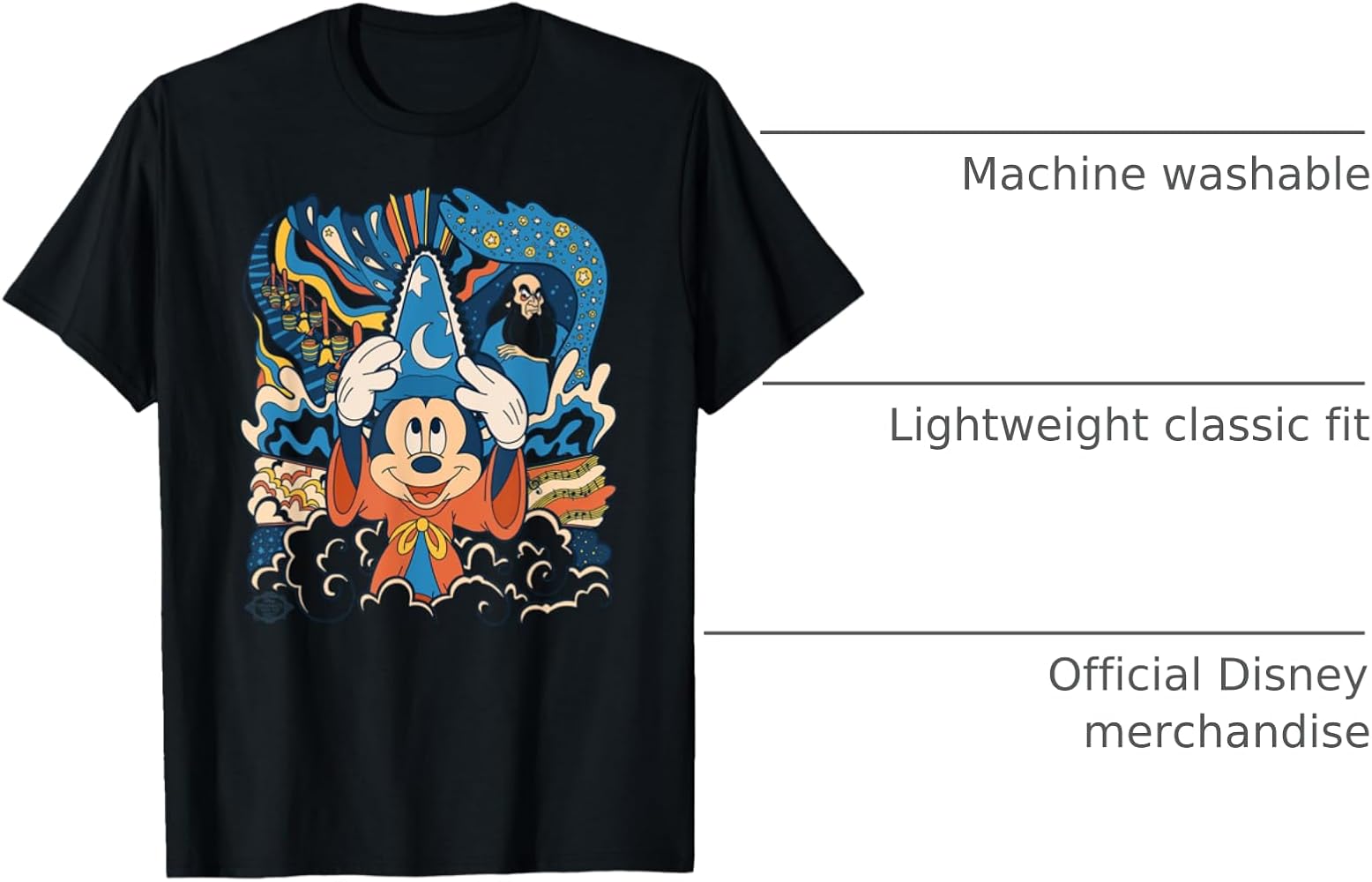 Amazon.com: Disney Fantasia Mickey Mouse Sorcerer's Apprentice