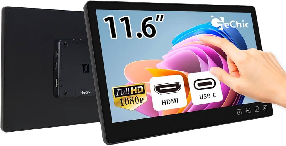 Amazon.co.jp: GeChic Corporation モバイルモニター タッチパネル搭載