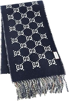 Amazon | グッチ GUCCI マフラー リバーシブル GG柄 チェック柄 ウール