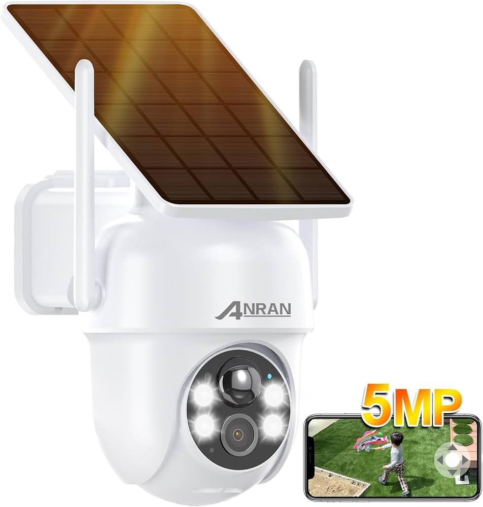 Amazon.co.jp: 【2026年最新ソーラー一体型】 ANRAN 防犯カメラ 屋外
