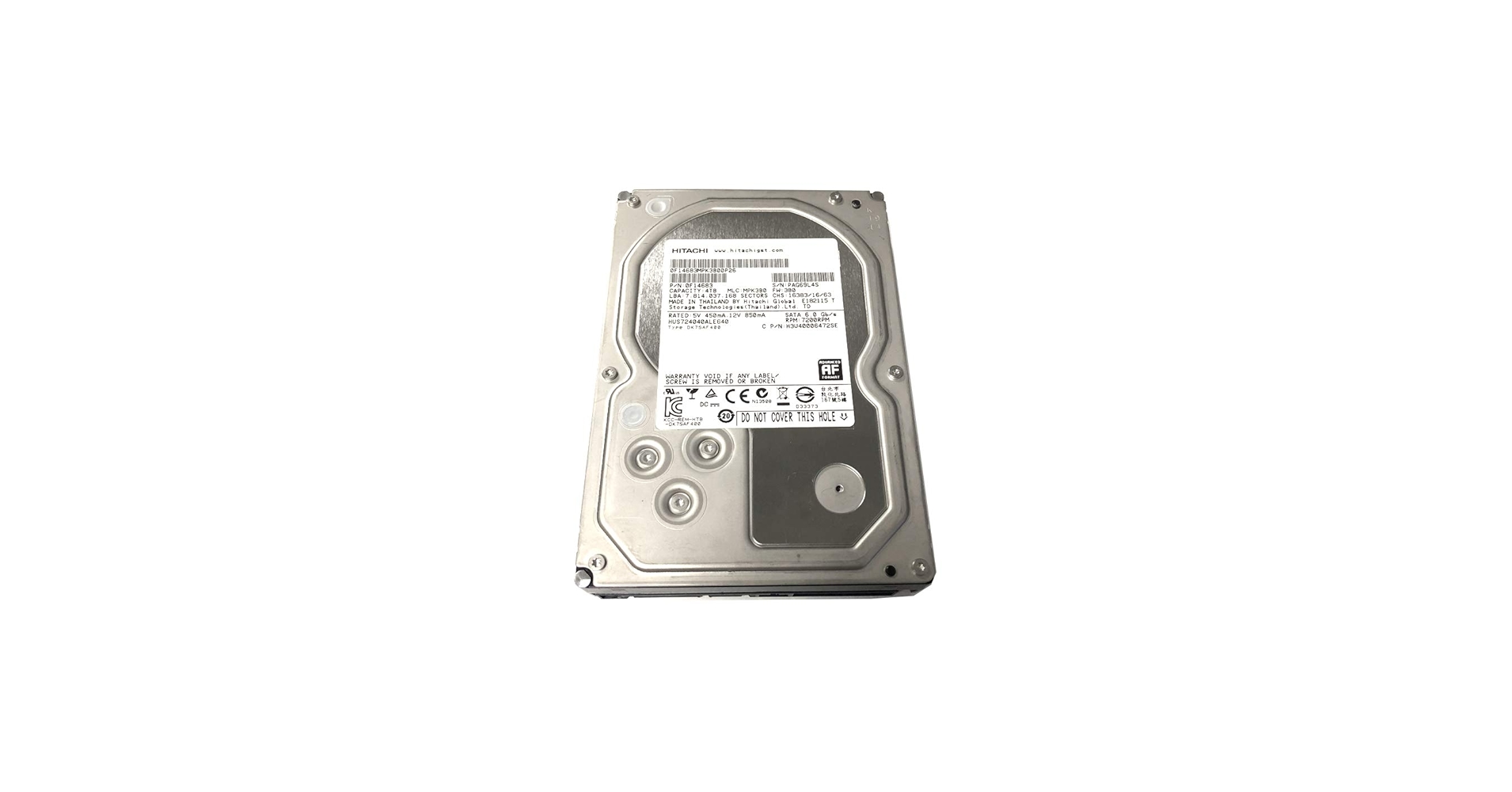 Amazon.com: HGST Ultrastar HUS724040ALE640 (0F14683) 4TB 7.2K SATA