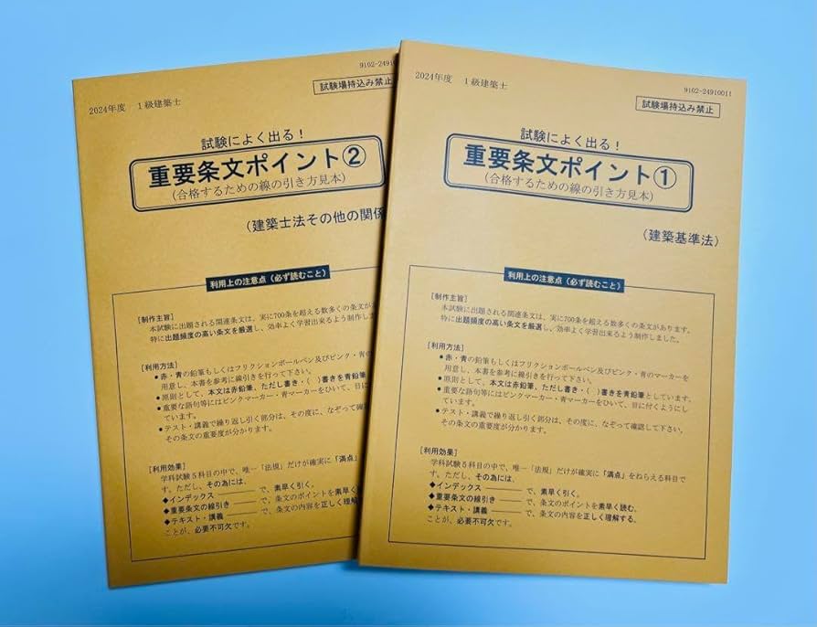 Amazon.co.jp: 重要条文ポイント集 一級建築士 日建学院 法令集