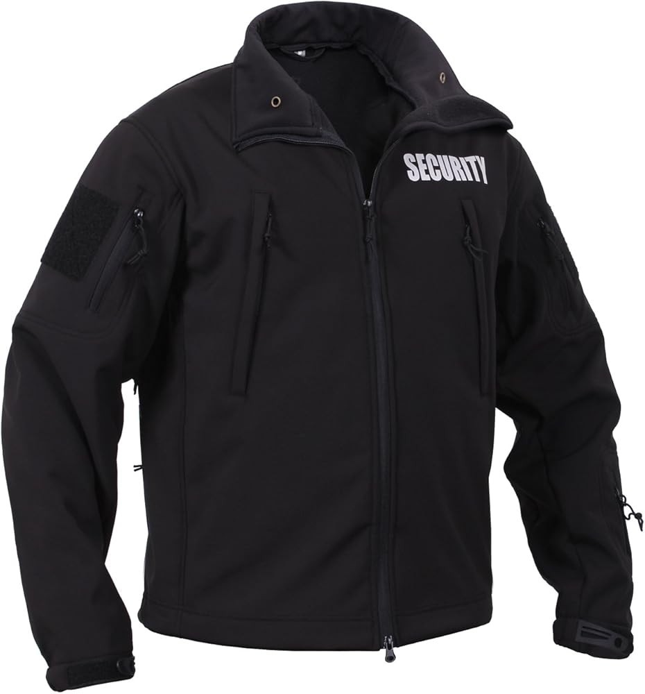 Amazon.com: Rothco Spec Ops Soft Shell Security Jacket, Black - S