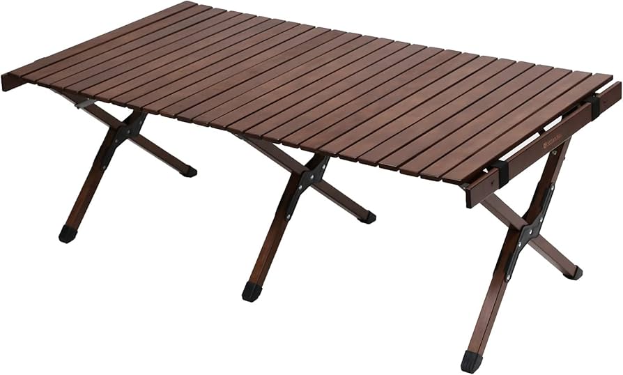 Amazon.co.jp: Hilander(ハイランダー) バンブーロールトップテーブル