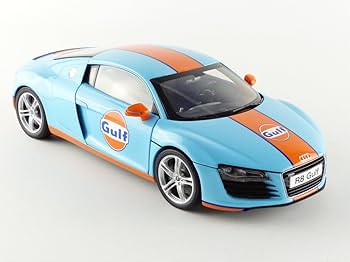 Amazon.co.jp: 京商オリジナル 1/18 アウディ R8 ガルフ 完成品 : おもちゃ