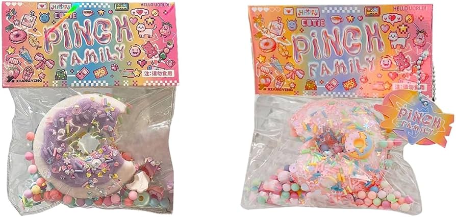 Amazon | スクイーズおもちゃ ドーナツ 握る スクイーズ 玩具 可愛い