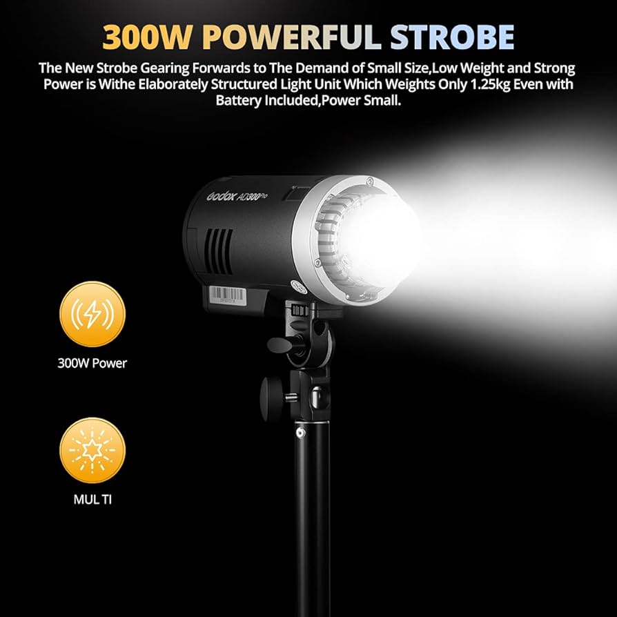 Amazon | 【Godox正規代理＆日本語説明書付】Godox AD300Pro