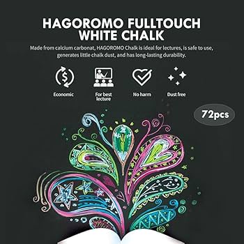 Amazon | [羽衣]HAGOROMO フルタッチチョーク白色72本入 (Fulltouch