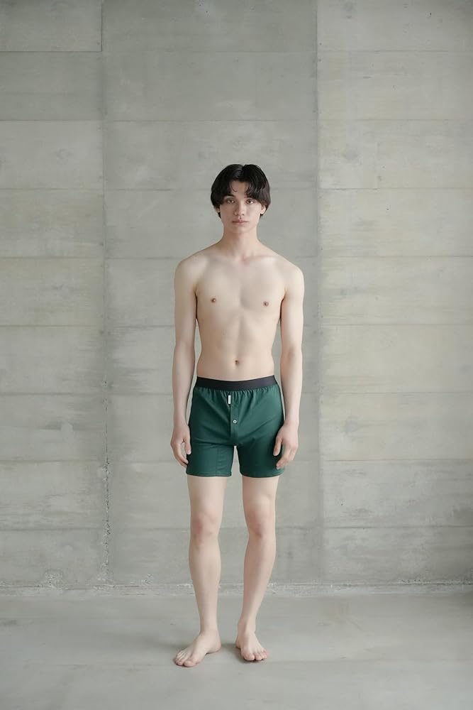 Amazon | [ZIVANE] ニットトランクス 前開き 日本製 無地 メンズ下着