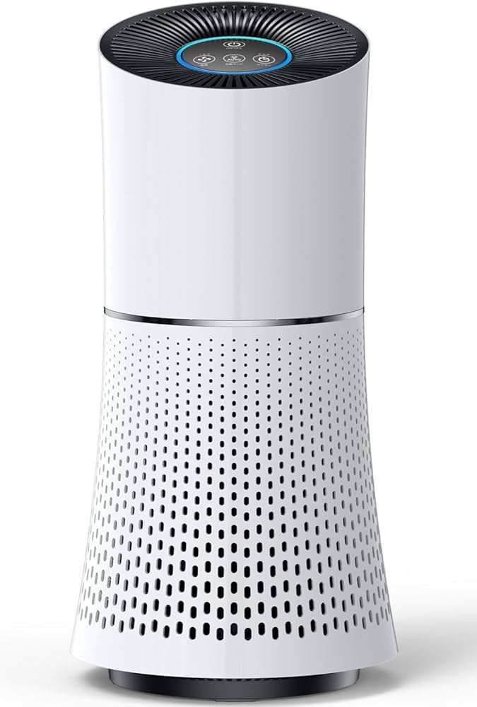 Amazon | 空気清浄機 【2025最新型・360°強力浄化・20~40畳対応】 小型