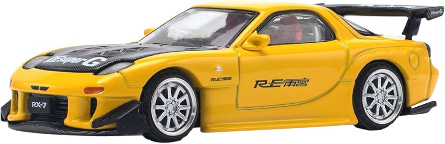 Amazon | POP RACE 1/64 マツダ RX-7 (FD3S) RE-AMEMIYA WIDEBODY