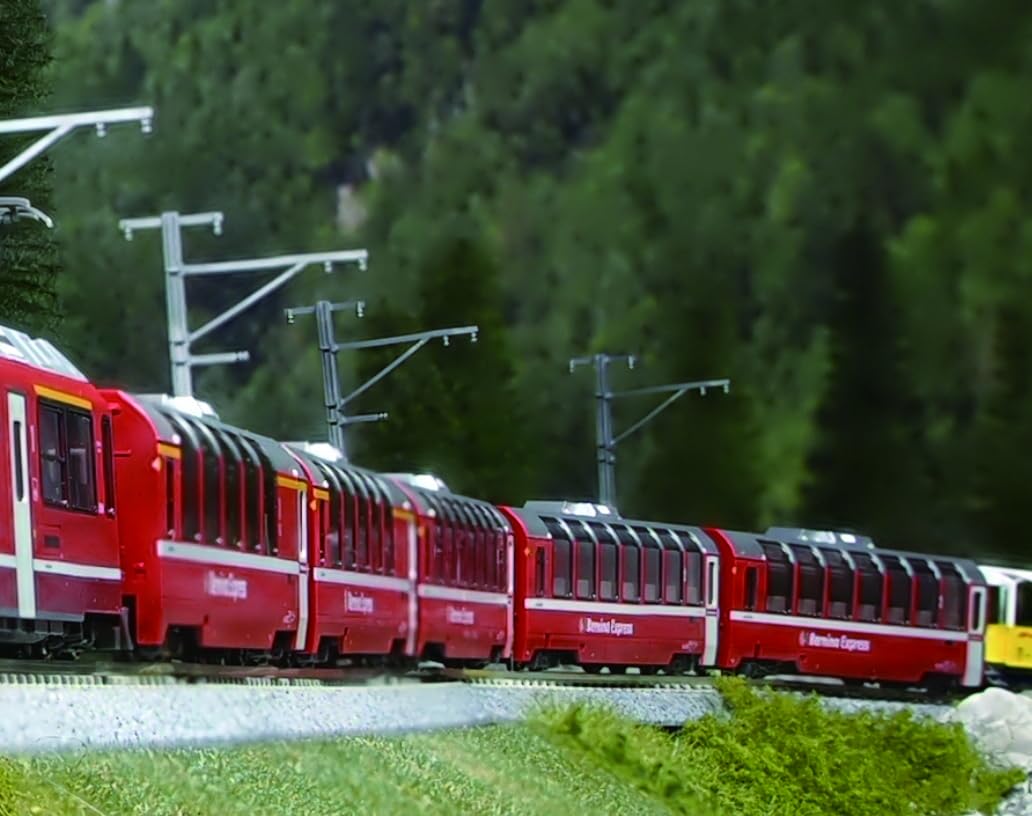 Amazon | KATO Nゲージ レーティッシュ鉄道 ベルニナ急行 新ロゴ 増結