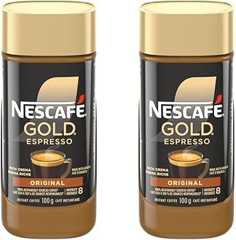 Amazon.com: NESCAFE Gold Espresso Instant Coffee, 100g/3.5oz, Jar