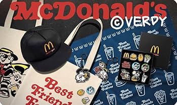Amazon.co.jp: VERDY McDonald VICK マクドナルド トートバッグ 2海外