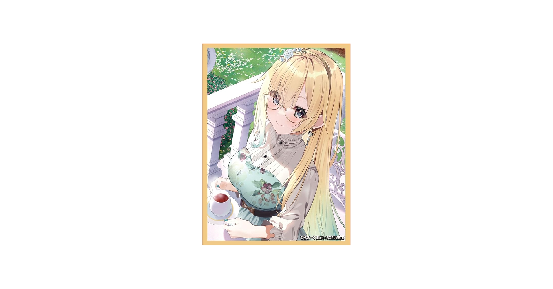 Amazon.co.jp: スリーブ ぶいすぽっ！ 藍沢エマ 眼鏡Ver. 【サークル